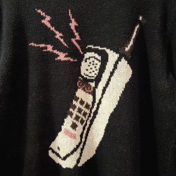 Urban Outfitters - Phone Knit Sweater - Size M - Picture 2 of 8